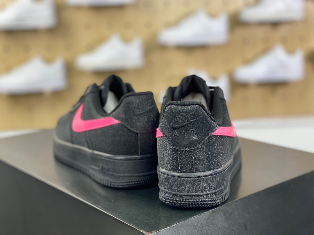Nike Air Force 1 'Black Rose' Low Black/Pink
