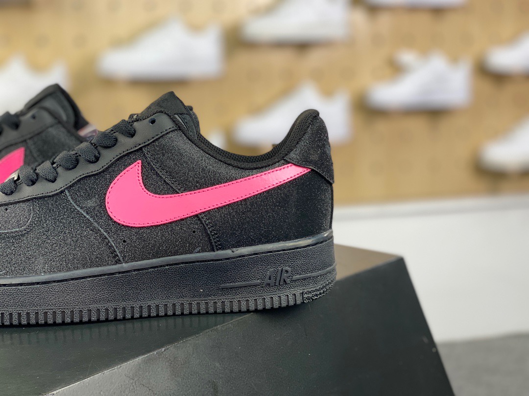 Nike Air Force 1 'Black Rose' Low Black/Pink