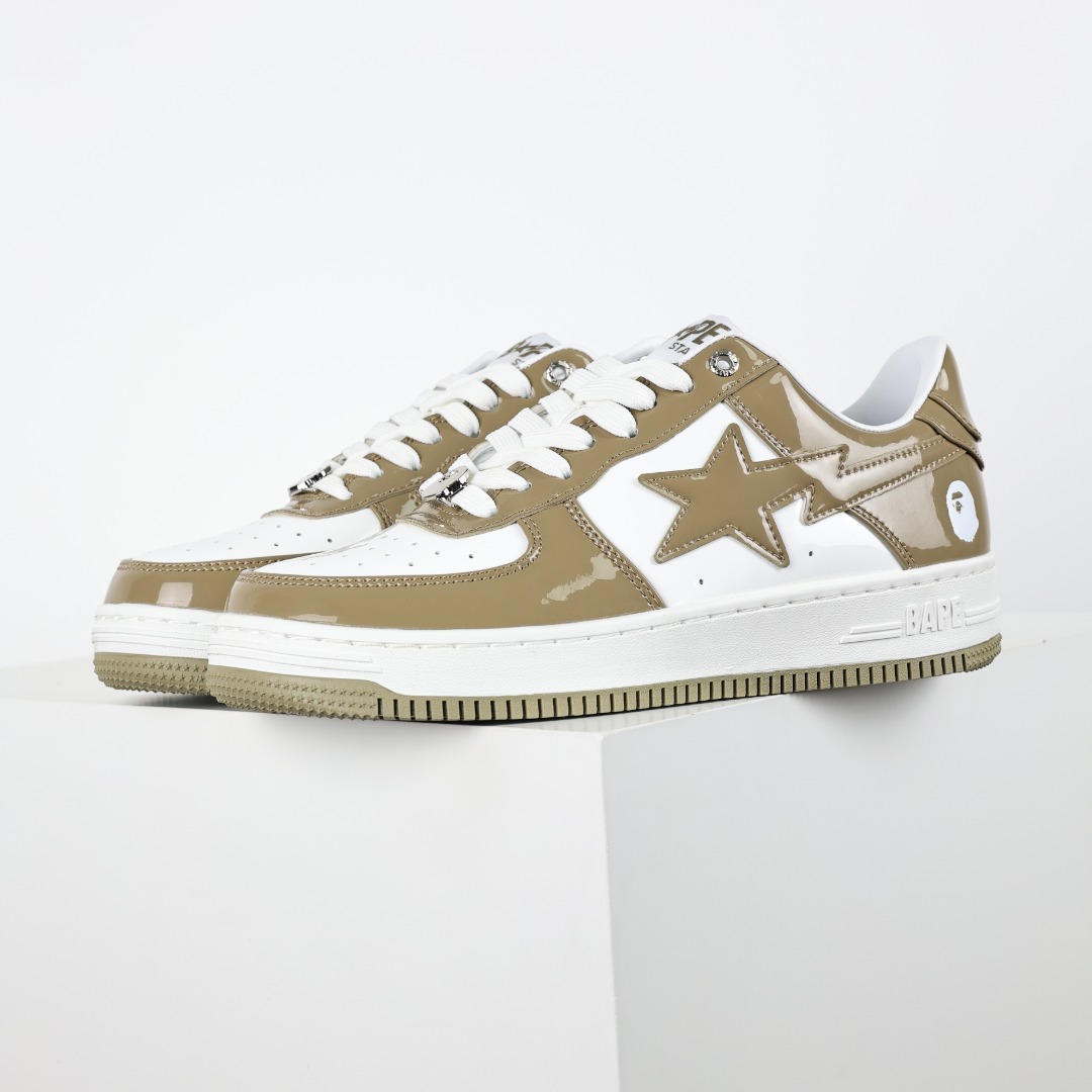 BAPE STA Classic Sneakers White/Khaki
