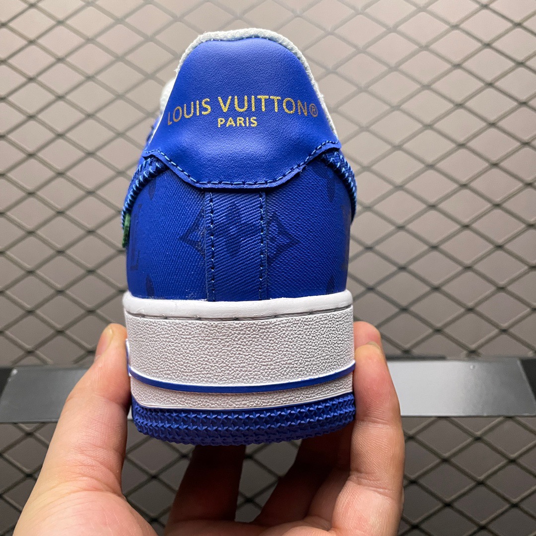 Louis Vuitton x Nike AF1 Low Blue