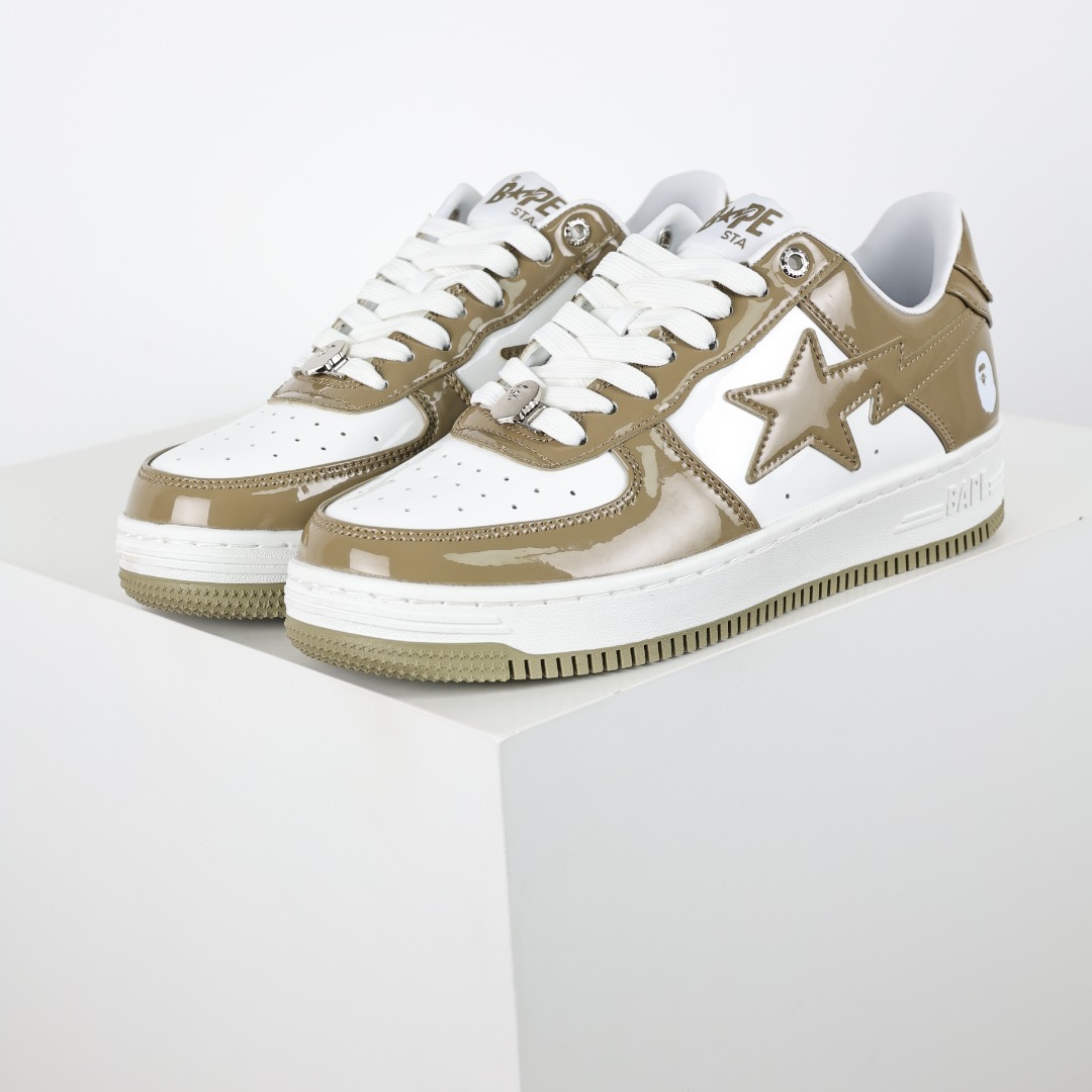 BAPE STA Classic Sneakers White/Khaki