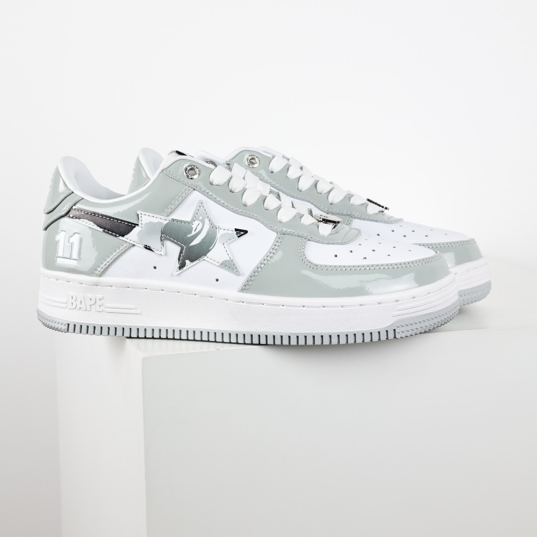 Bape Sta Low Sneakers Gray