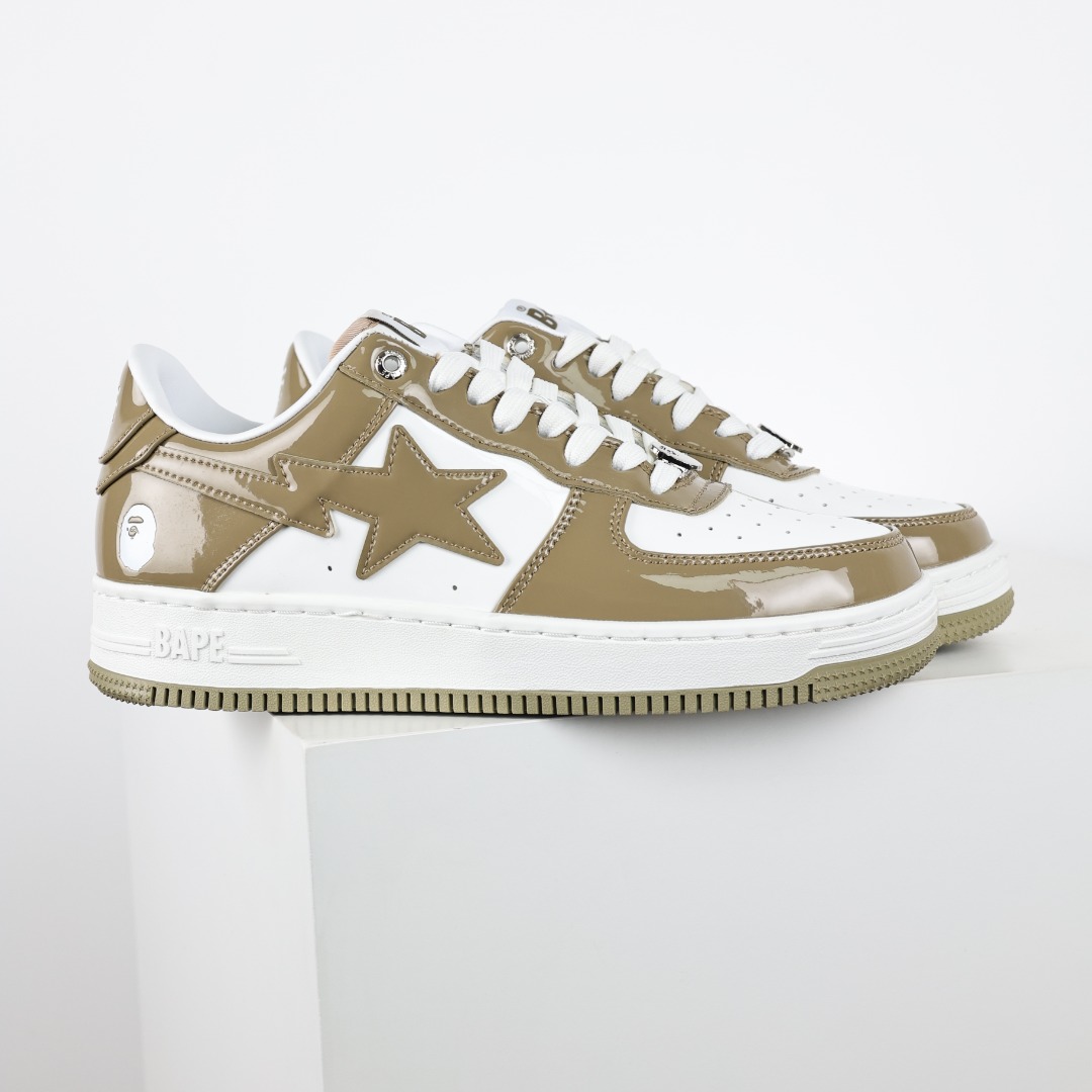 BAPE STA Classic Sneakers White/Khaki
