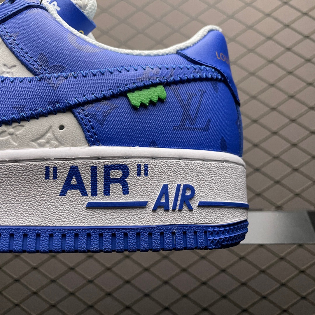 Louis Vuitton x Nike AF1 Low Blue