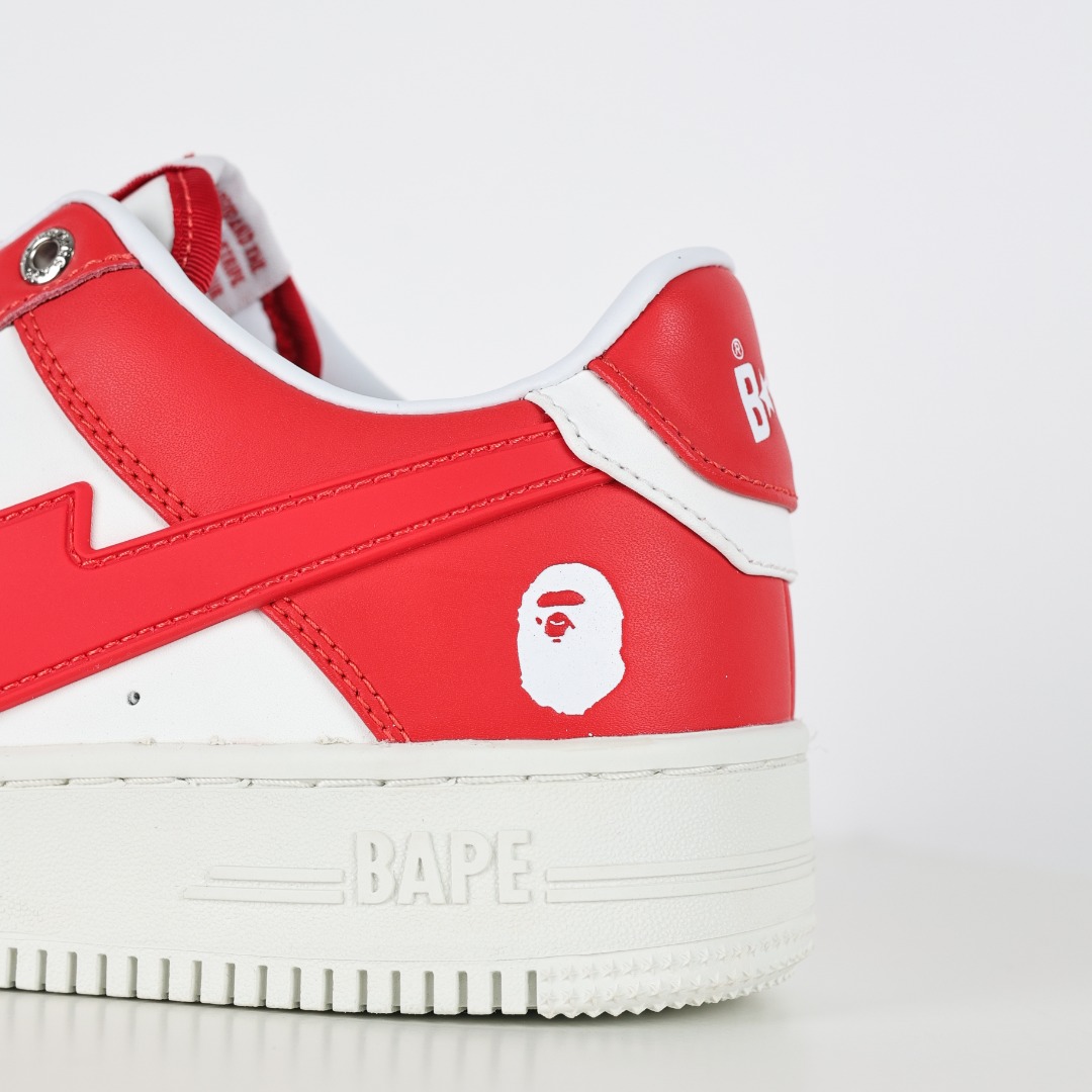 Bape STA Low-Top Sneakers Red