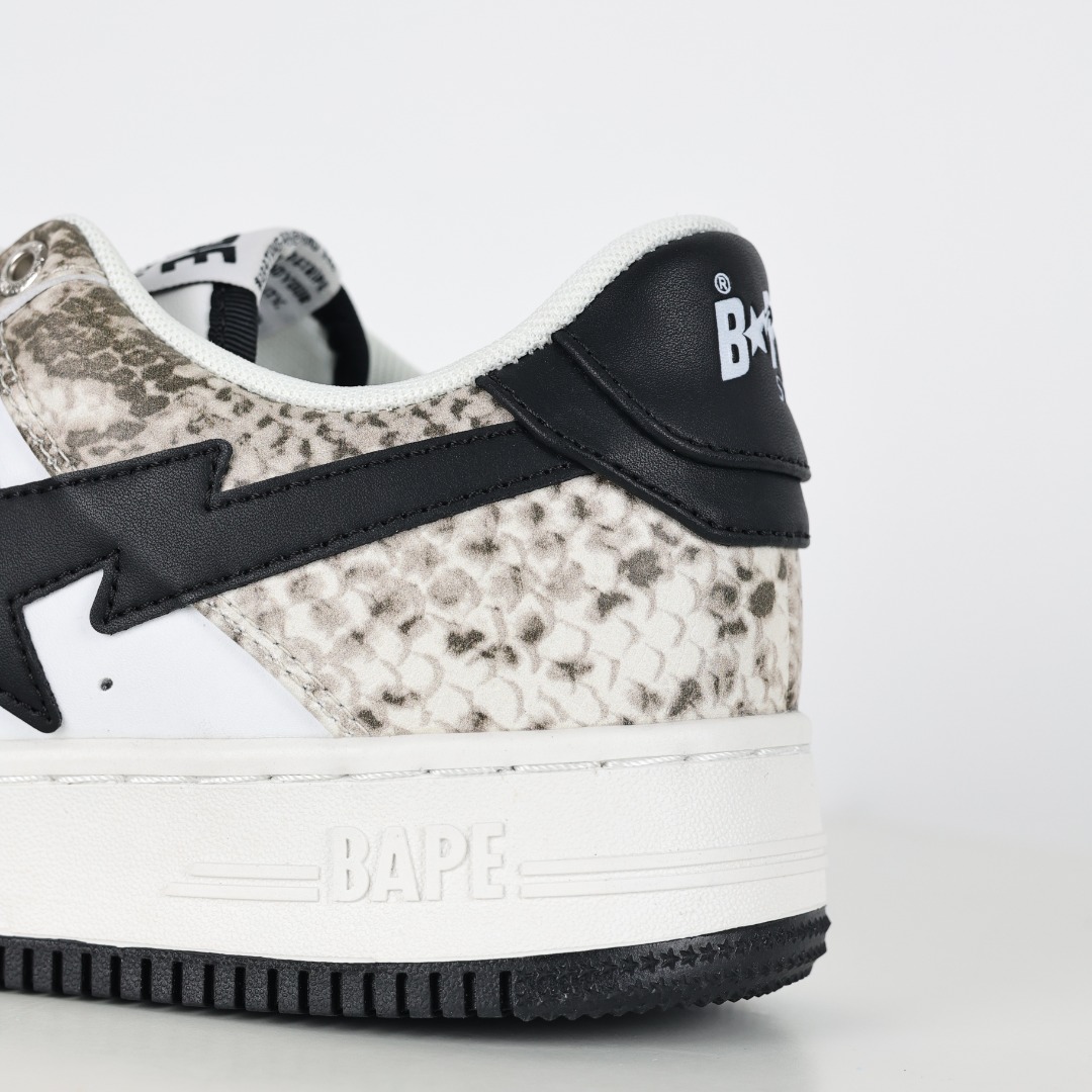 Bape Sta Snake-Look Sneakers Multicolor