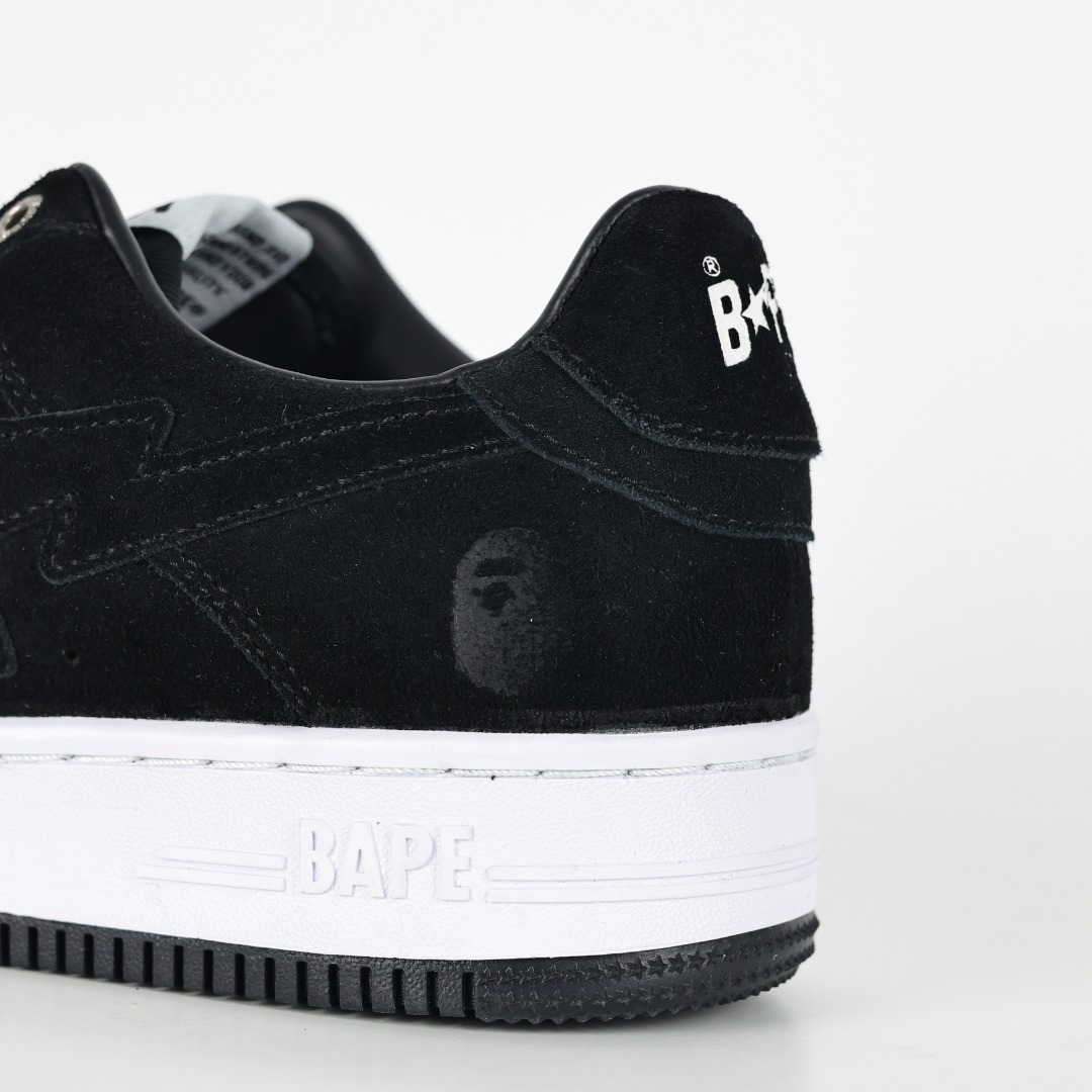 Bape STA Low-Top Sneakers Black/White