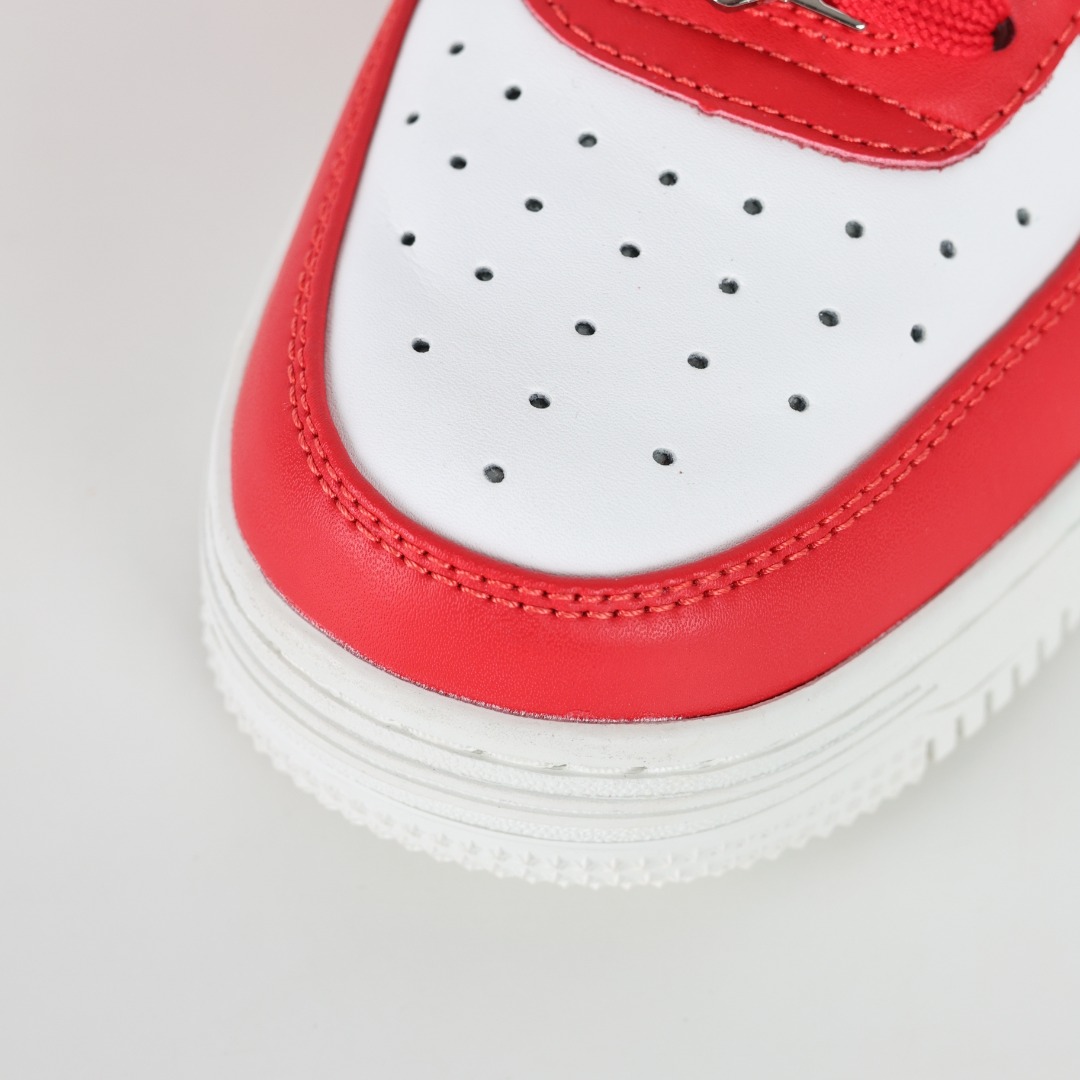 Bape STA Low-Top Sneakers Red