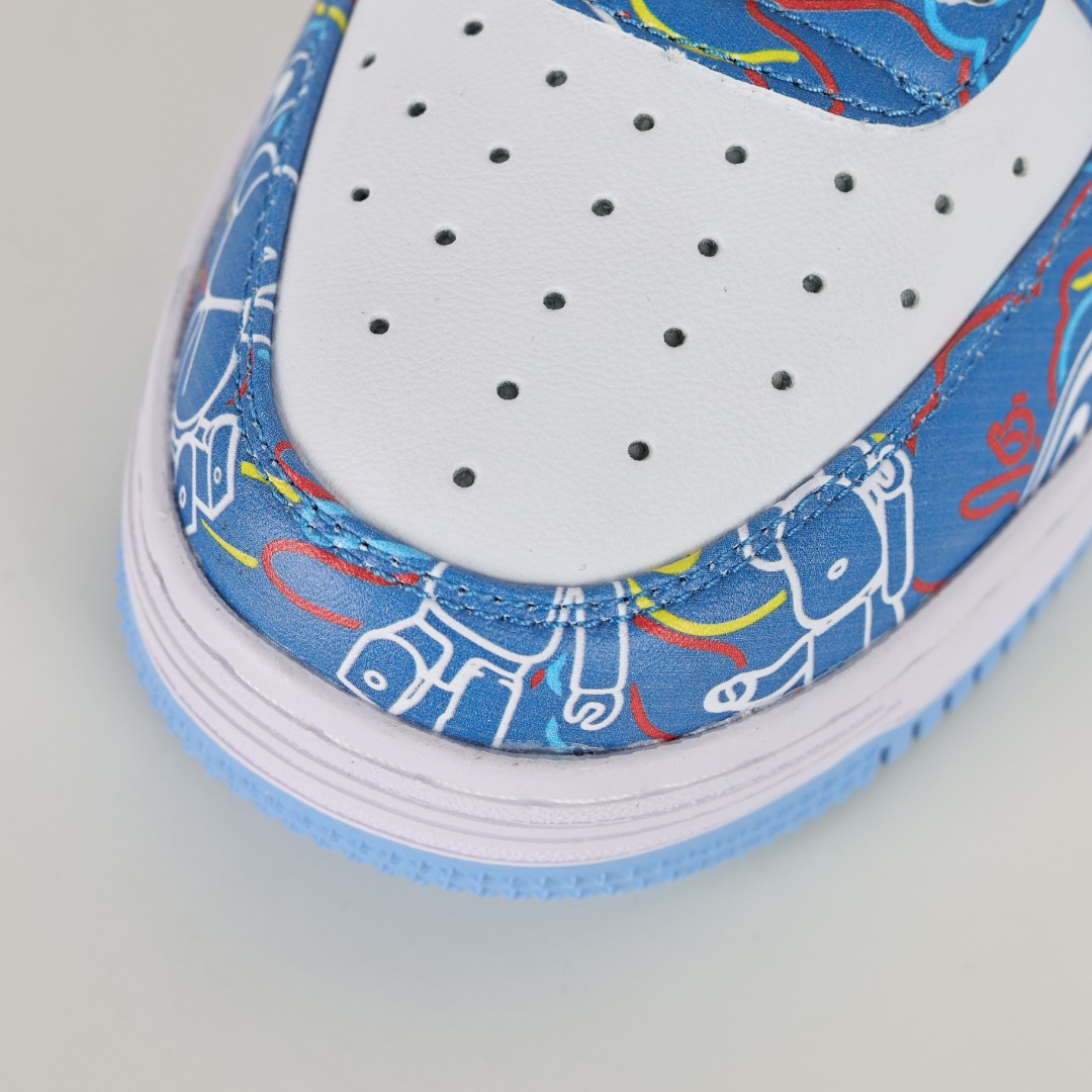 Bape Sta Graphic Sneakers Blue