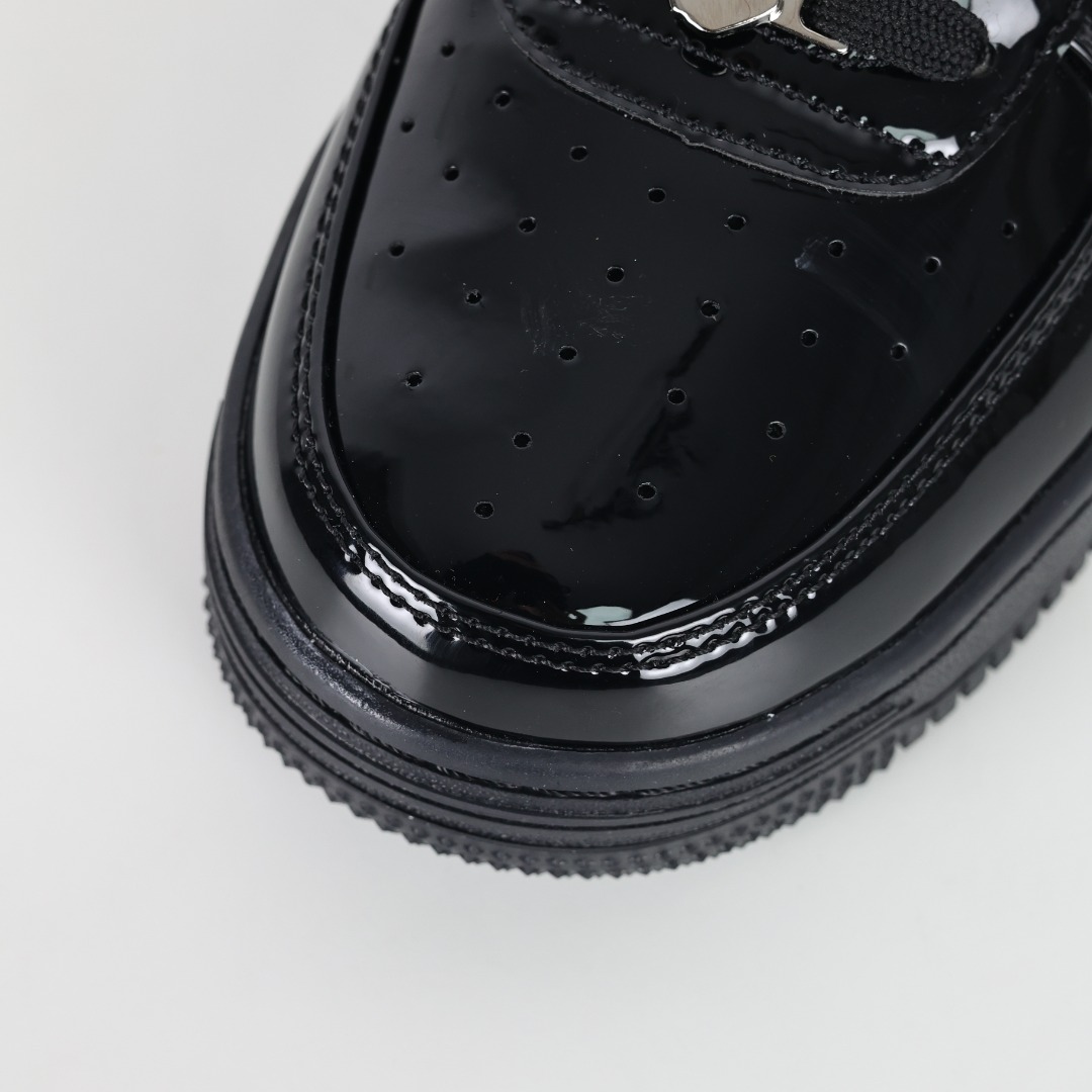 Bape Sta Patent Sneakers Black