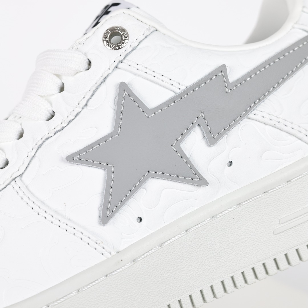 Bape BAPE STA Low Sneakers White Grey