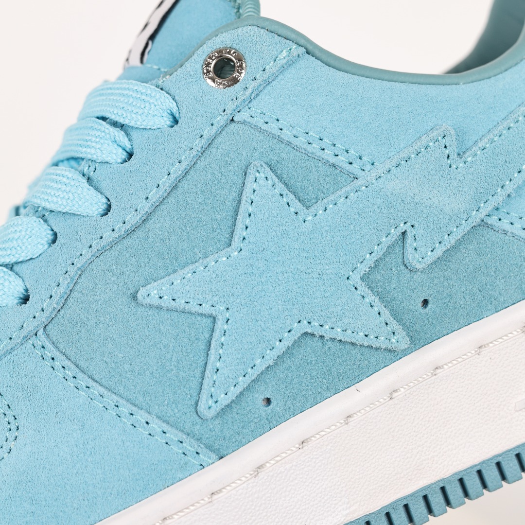 Bape Sta Suede Low Sneakers Sky Blue