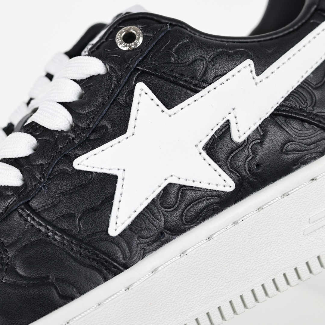 Bape Sta Embossed Sneaker Black