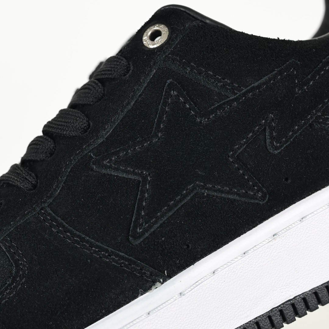 Bape STA Low-Top Sneakers Black/White