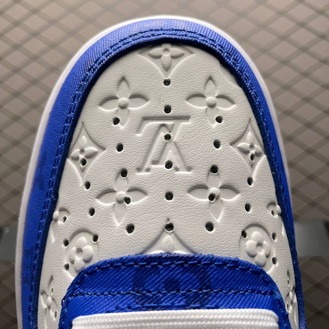 Louis Vuitton x Nike AF1 Low Blue