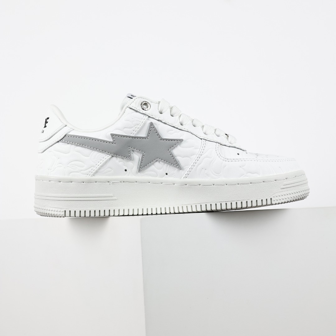Bape BAPE STA Low Sneakers White Grey