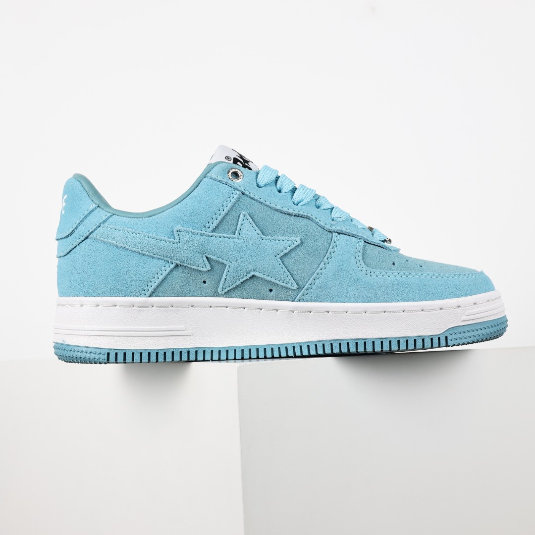 Bape Sta Suede Low Sneakers Sky Blue