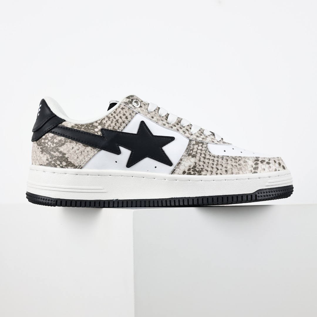 Bape Sta Snake-Look Sneakers Multicolor