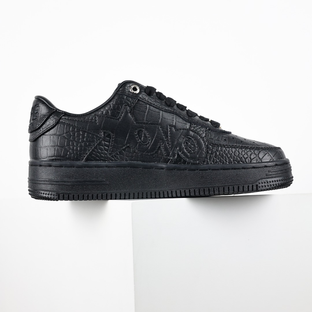 Bape BAPE STA Croc Low Sneakers Black