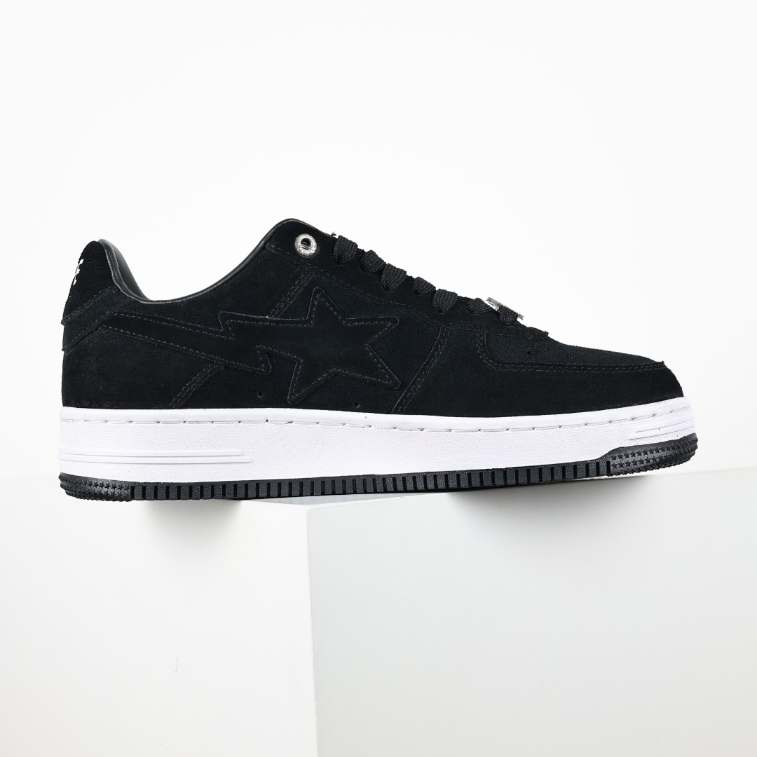 Bape STA Low-Top Sneakers Black/White