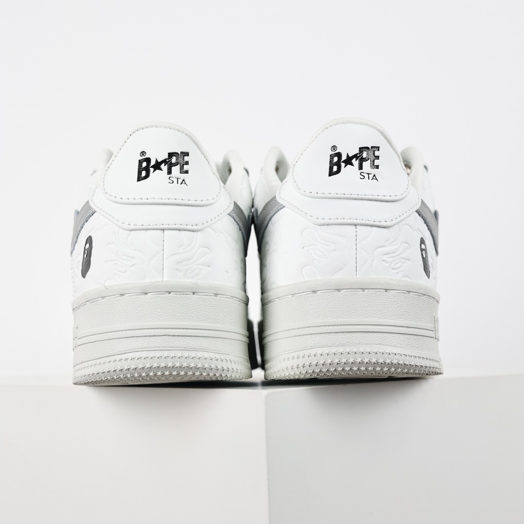 Bape BAPE STA Low Sneakers White Grey