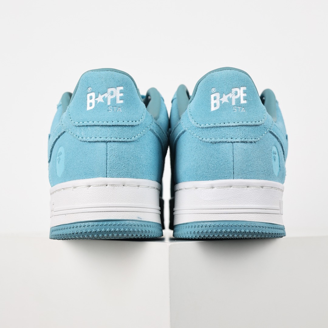 Bape Sta Suede Low Sneakers Sky Blue