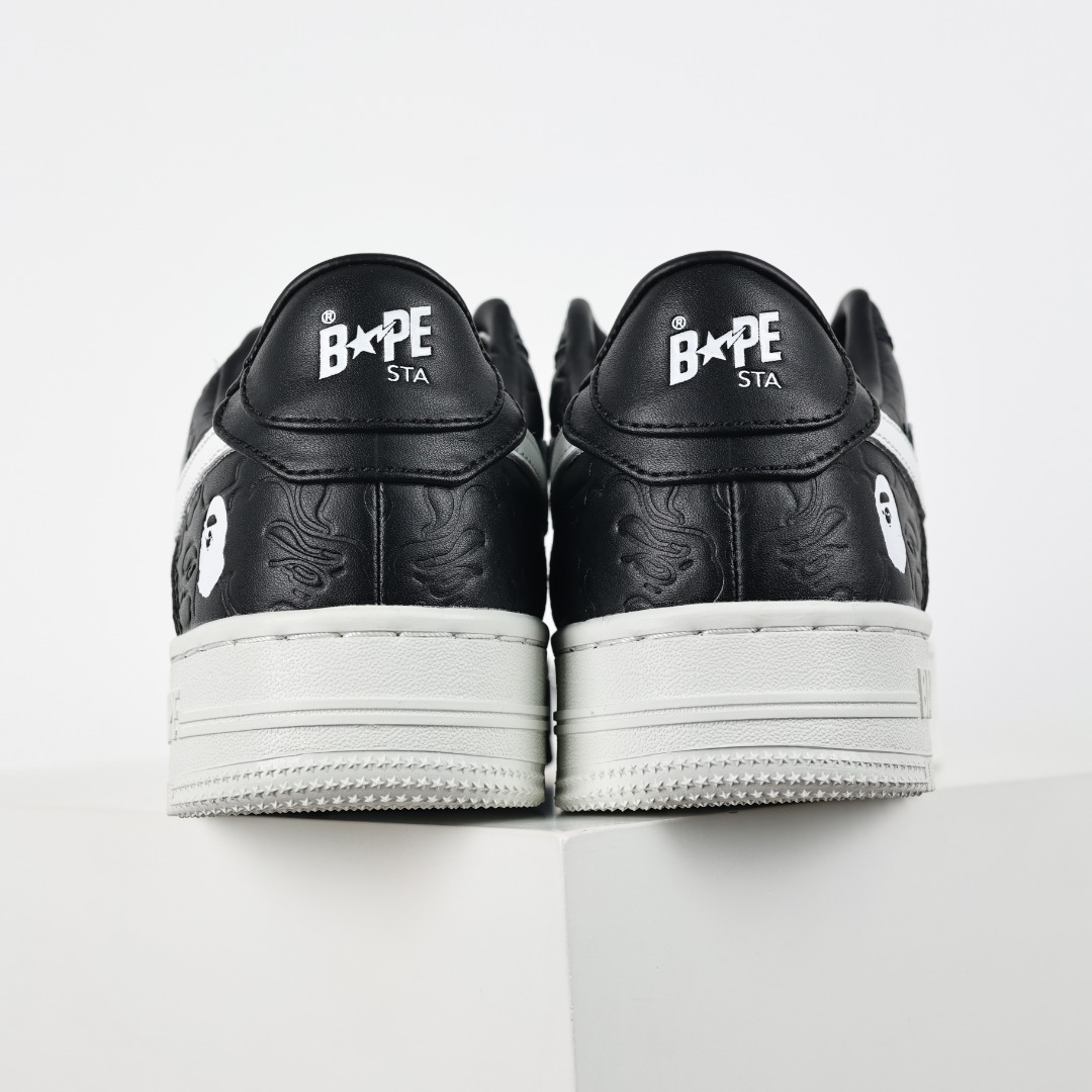 Bape Sta Embossed Sneaker Black