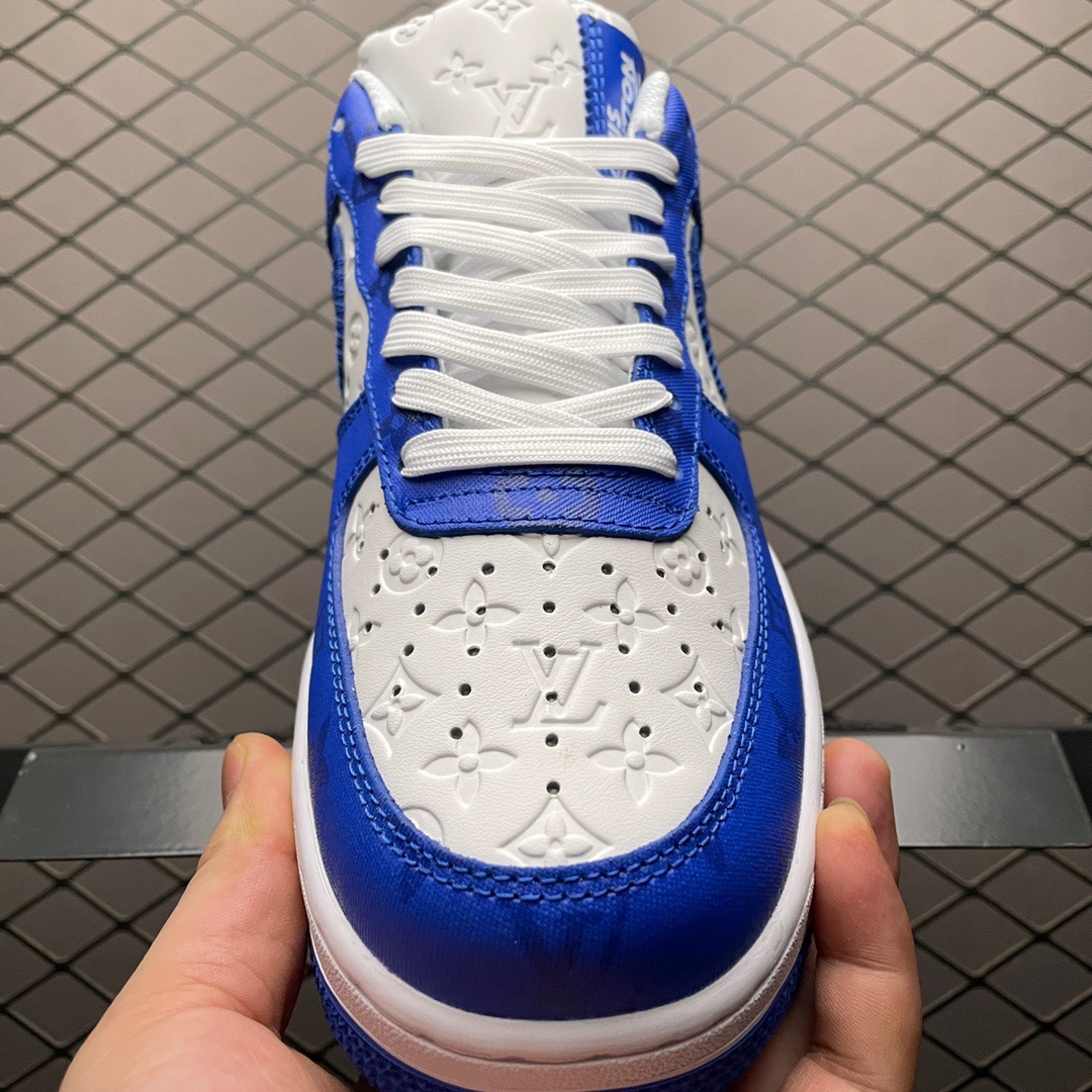 Louis Vuitton x Nike AF1 Low Blue