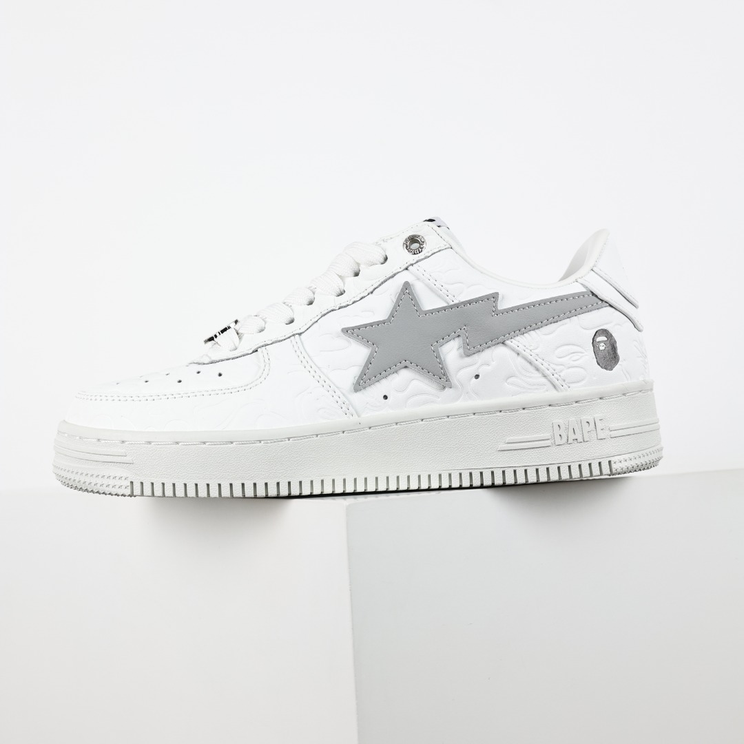 Bape BAPE STA Low Sneakers White Grey