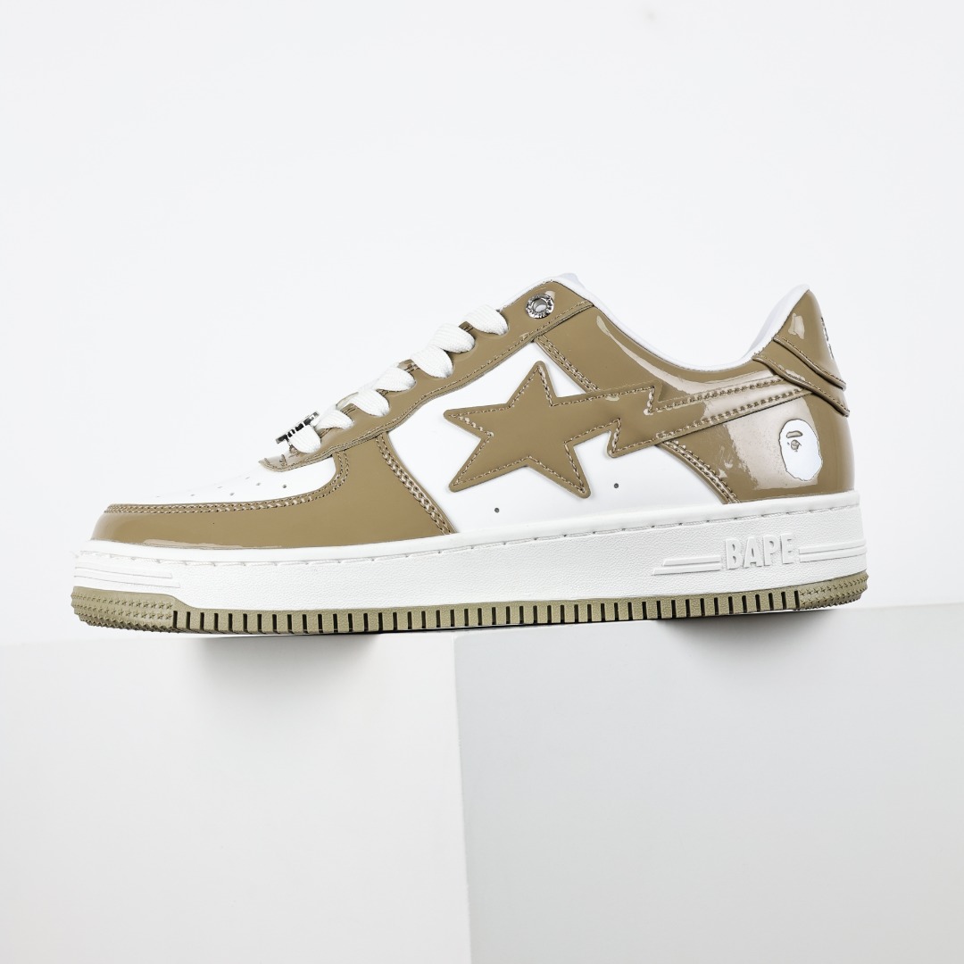 BAPE STA Classic Sneakers White/Khaki