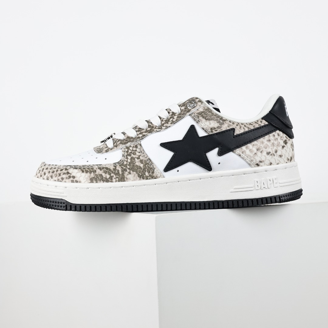 Bape Sta Snake-Look Sneakers Multicolor