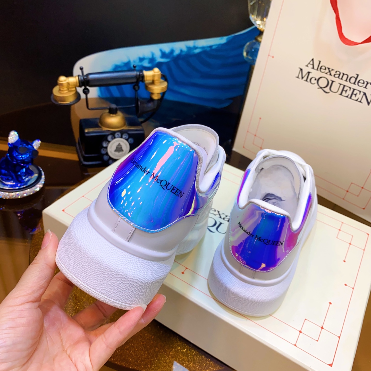 McQueen Sneaker White Multi