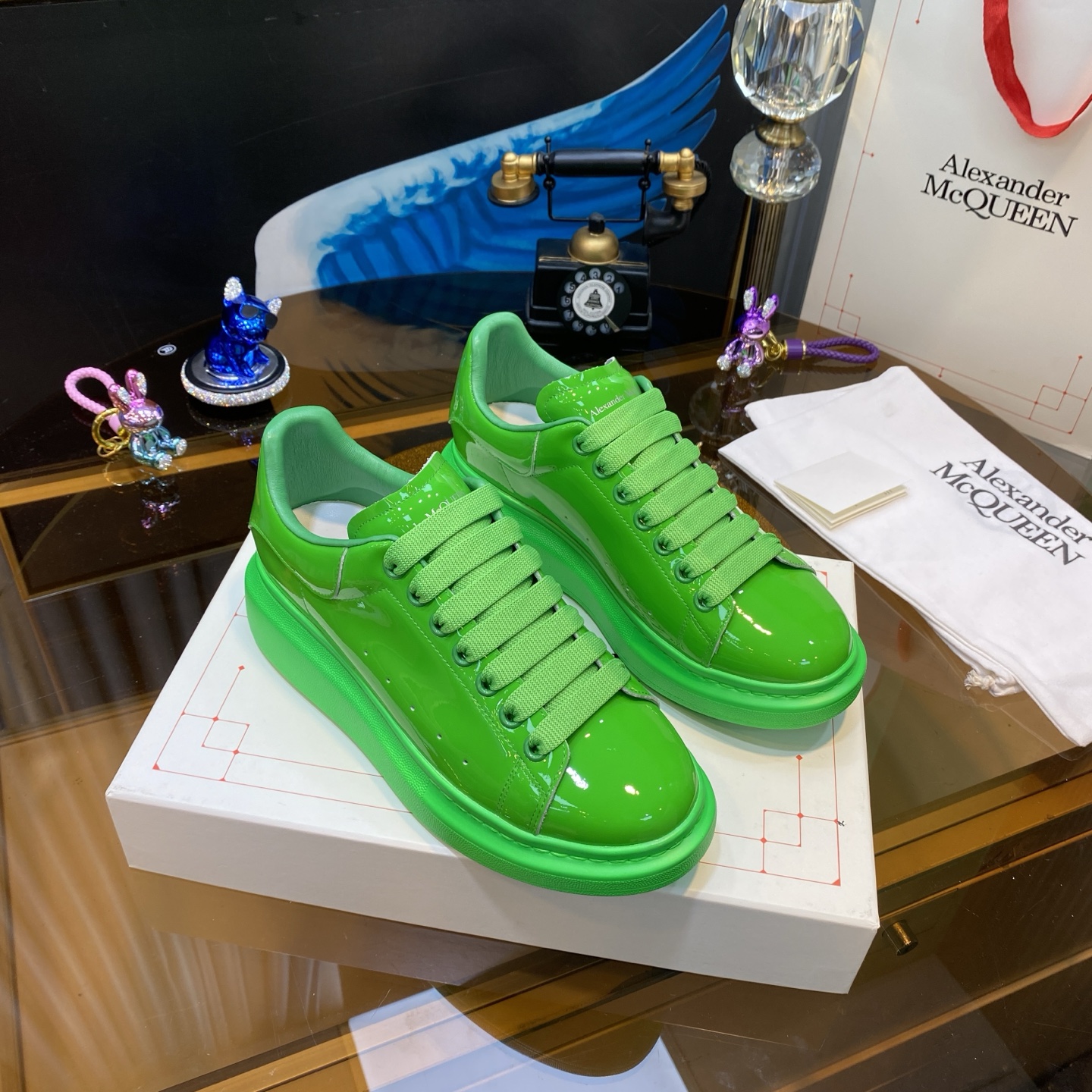 McQueen Platform Sneaker Green