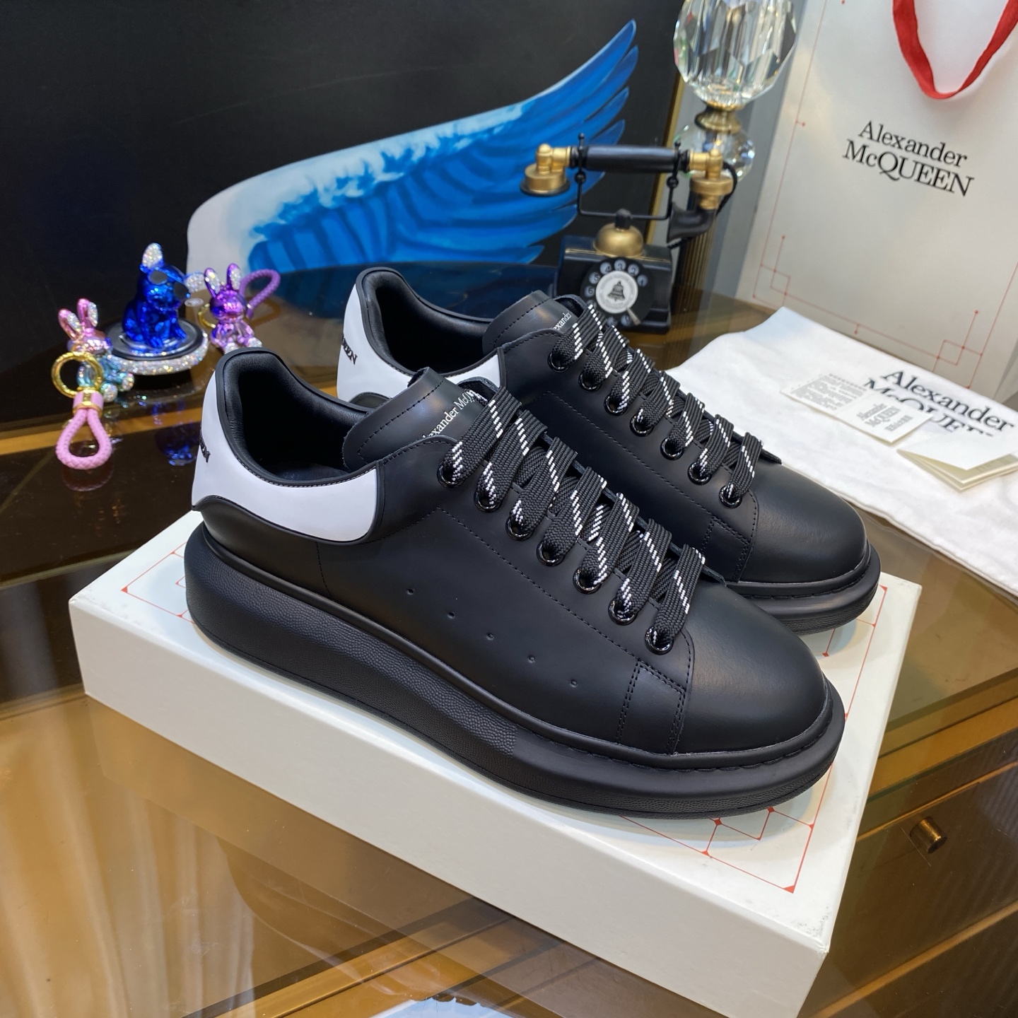McQueen Chunky Sneaker Black