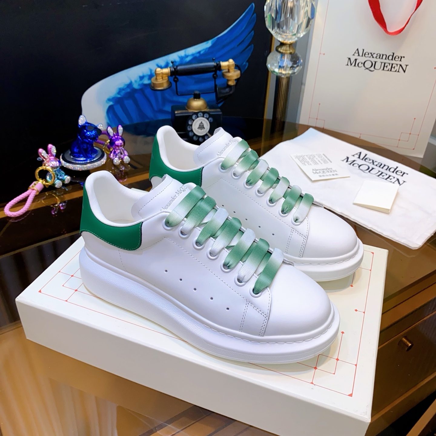 McQueen Platform Sneaker Green