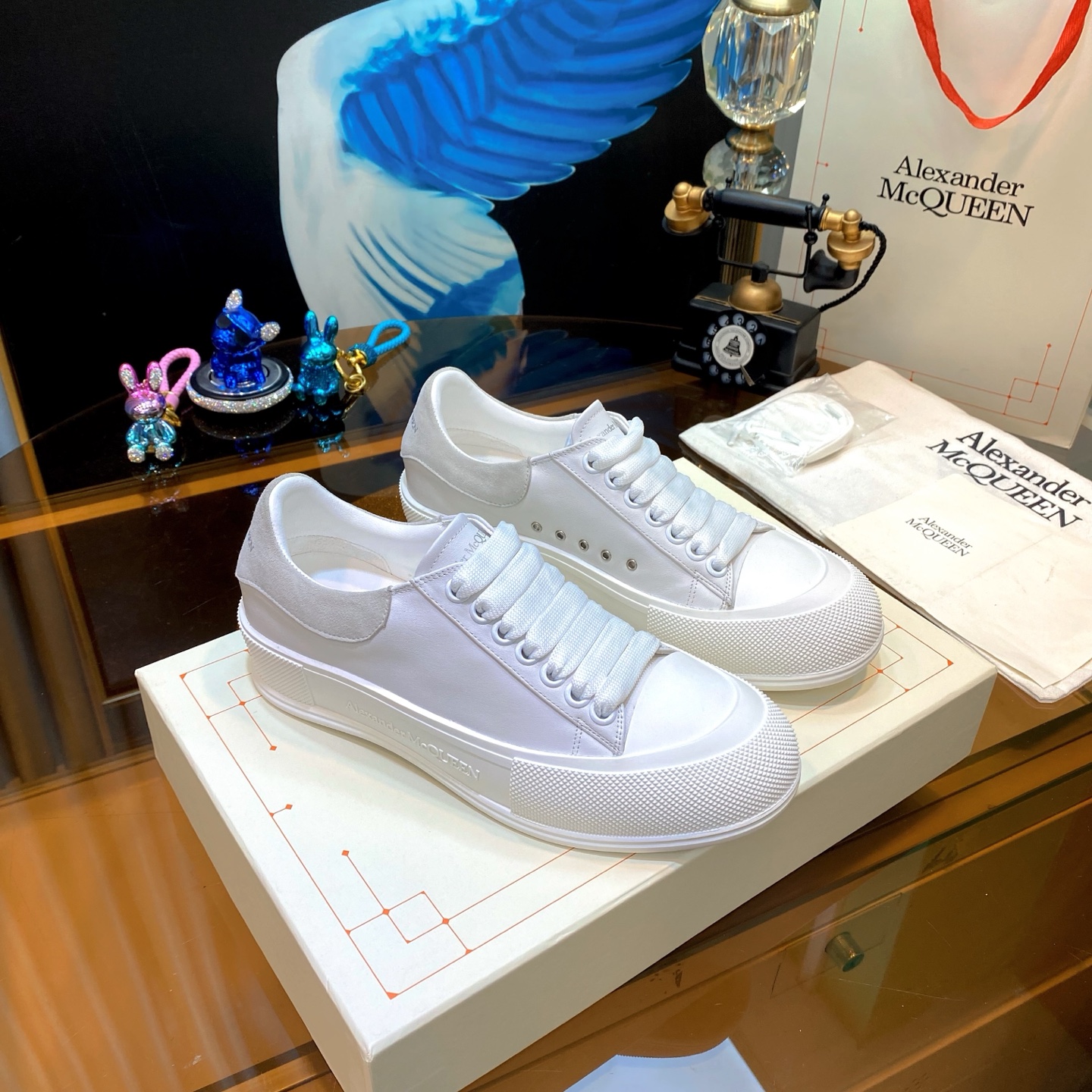 McQueen Low Sneakers White