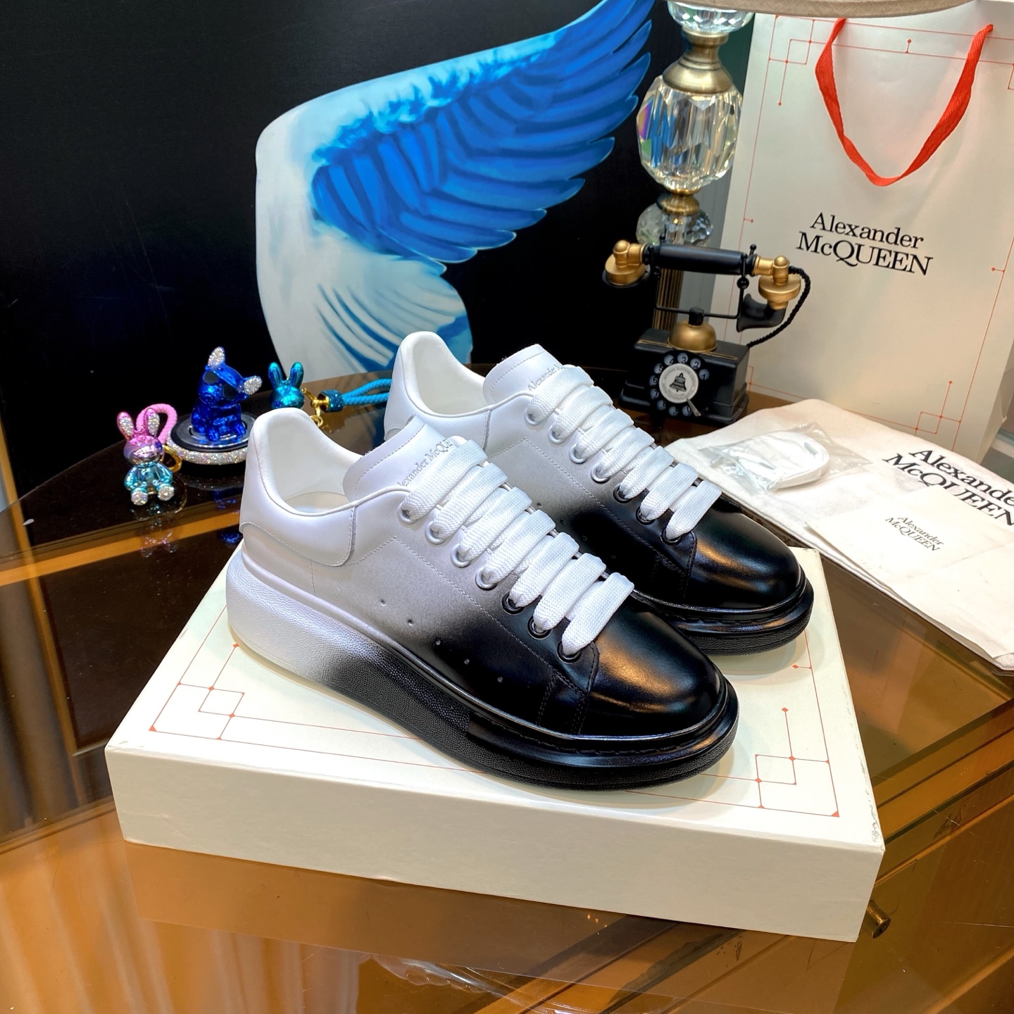 McQueen Air Sneakers B/W