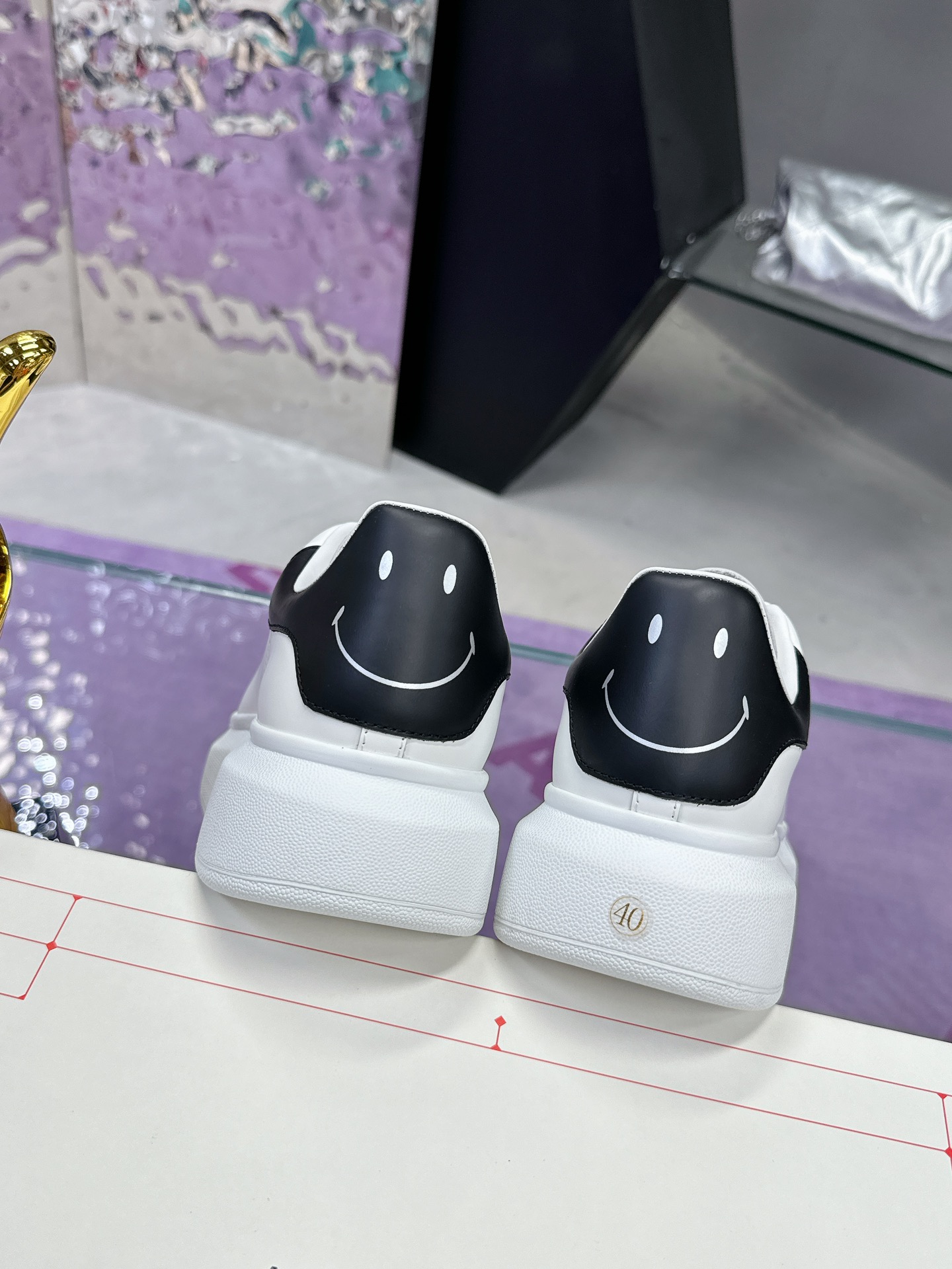 McQueen Smile Sneakers White