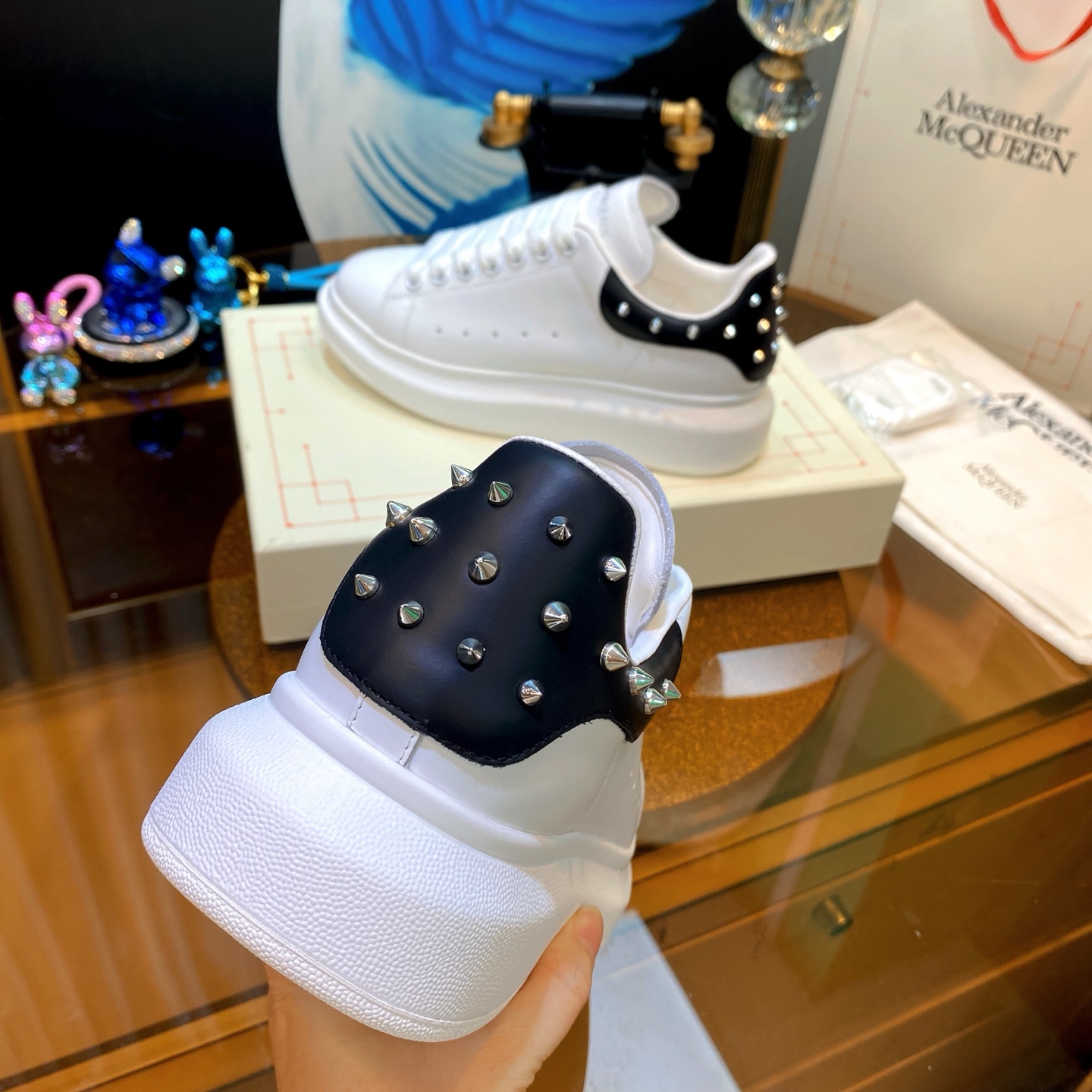 Alexander McQueen Stud White
