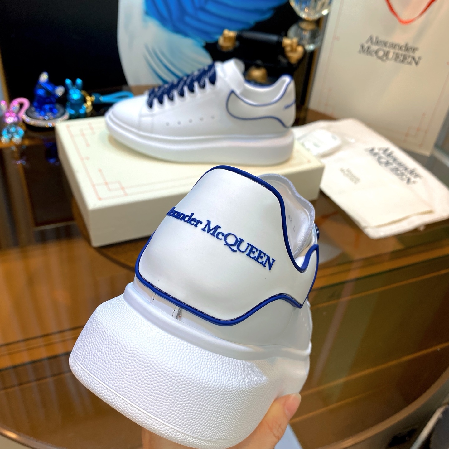 McQueen Sneakers White/Navy