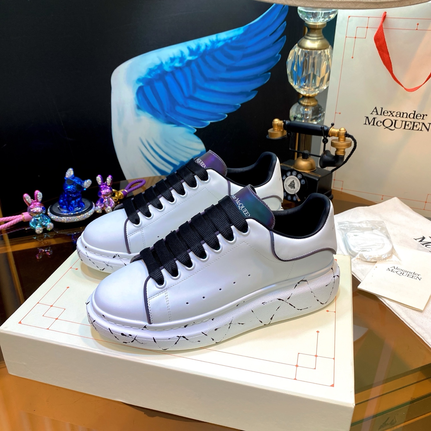 McQueen Chunky Sneakers White