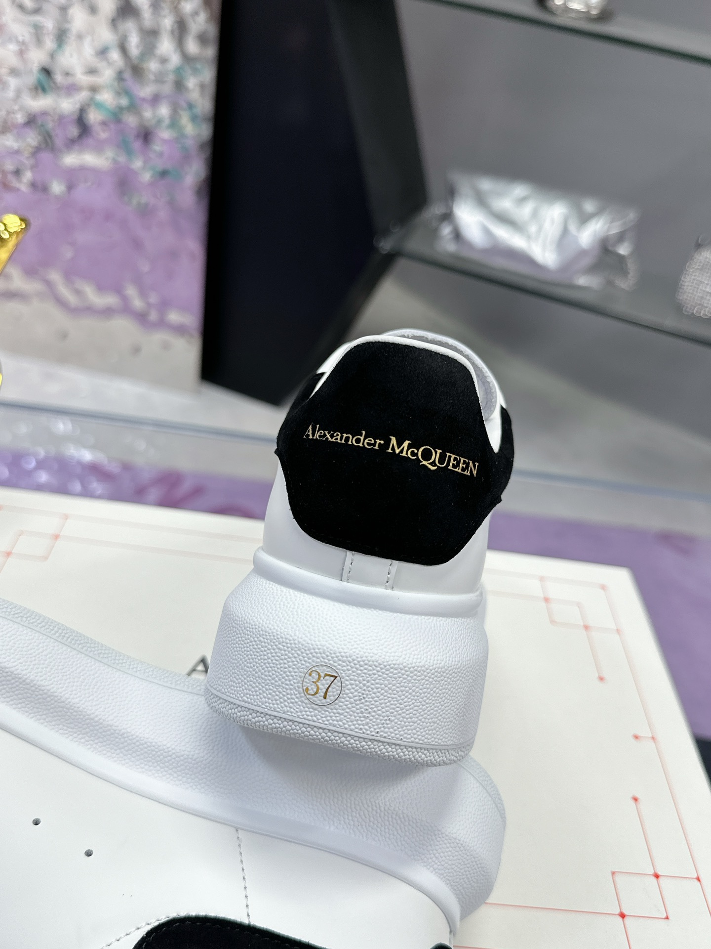 McQueen Sneaker White Black