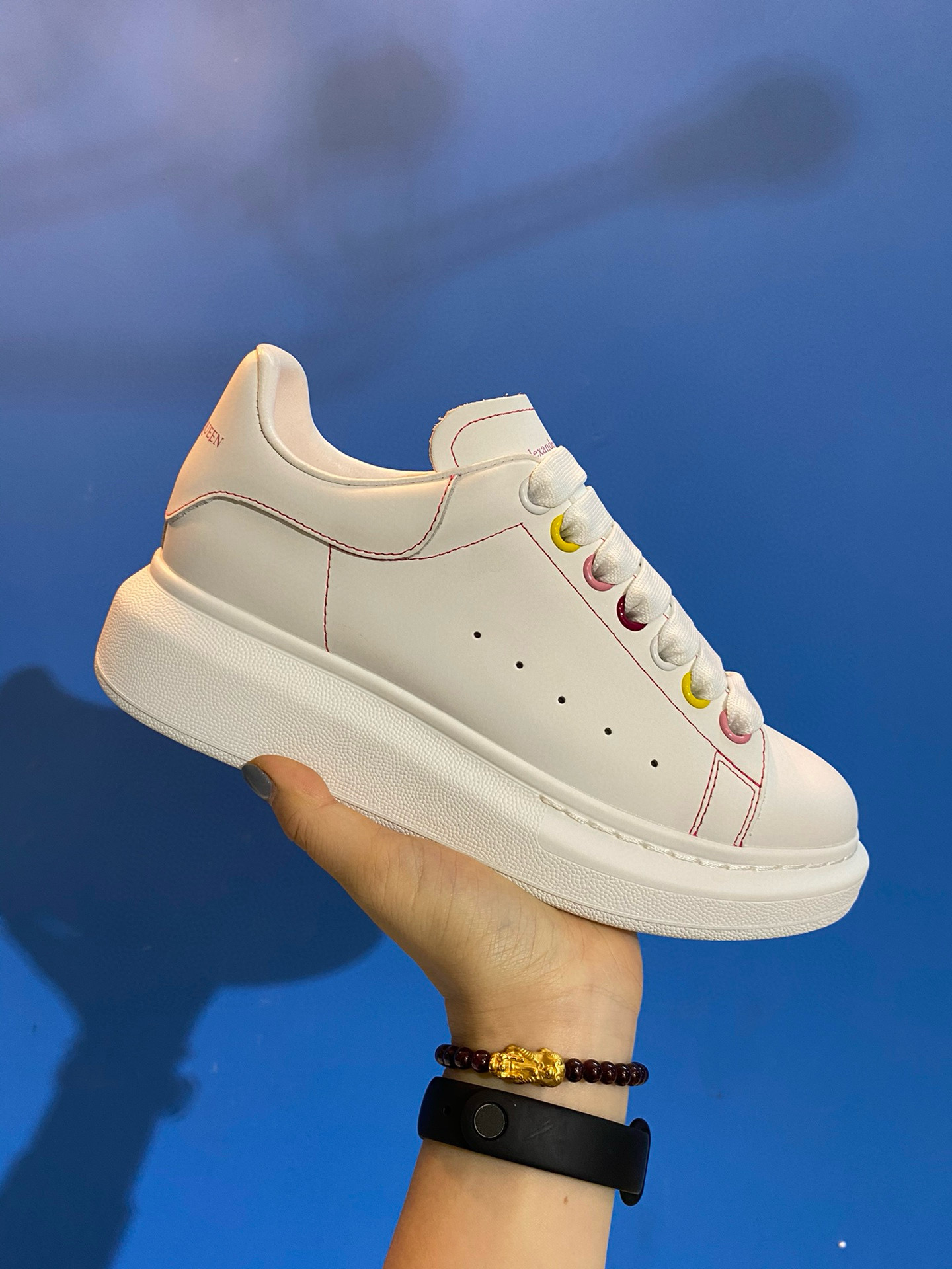 McQueen Platform Sneaker White