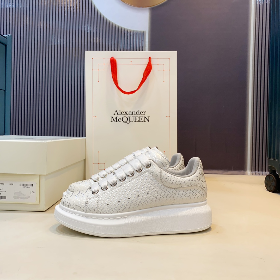 McQueen Platform Sneaker White