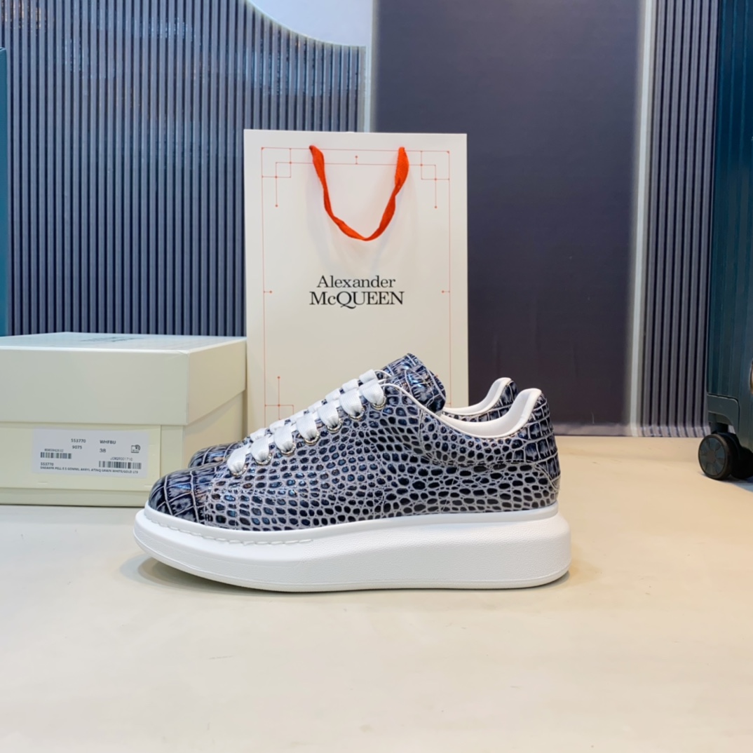 McQueen Croc Sneakers Blue