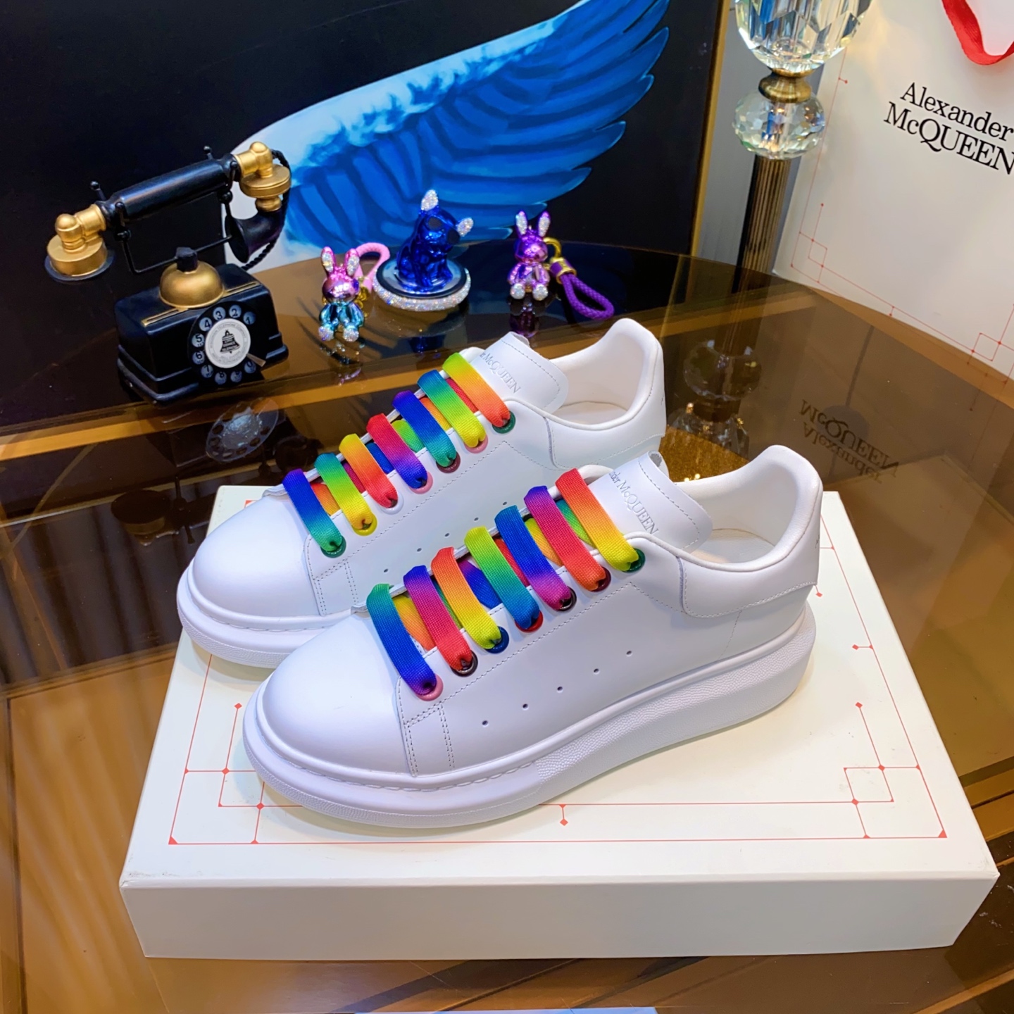 McQueen Sneakers White Multi