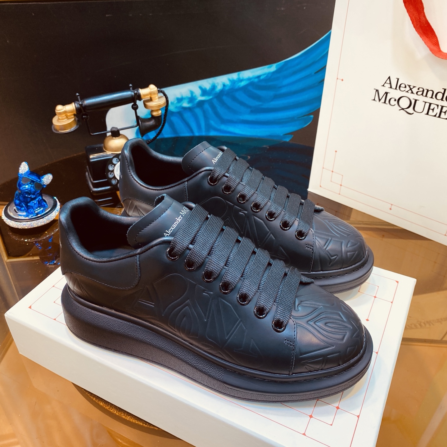 McQueen Chunky Sneakers Black
