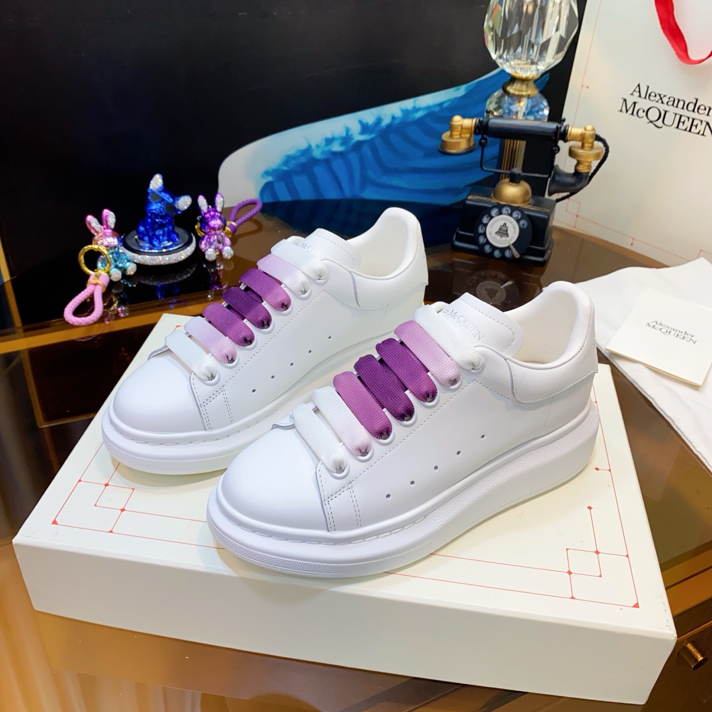 McQueen Platform Sneaker White