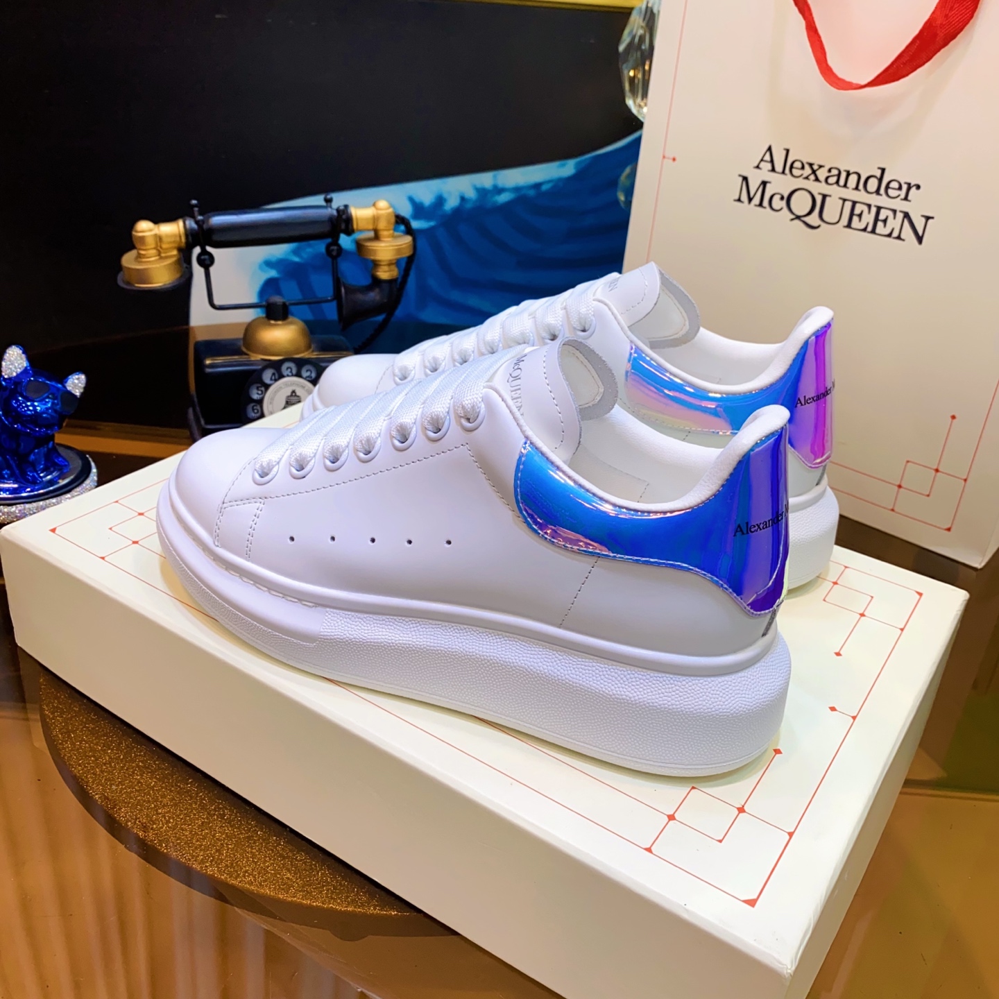 McQueen Sneaker White Multi