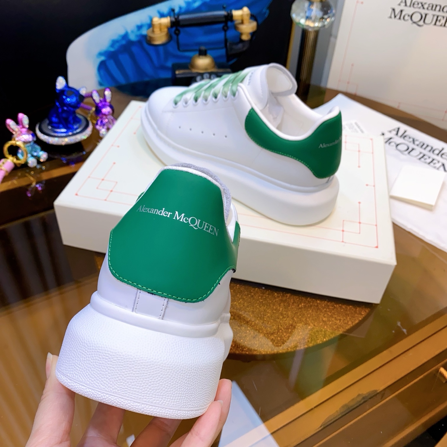 McQueen Platform Sneaker Green